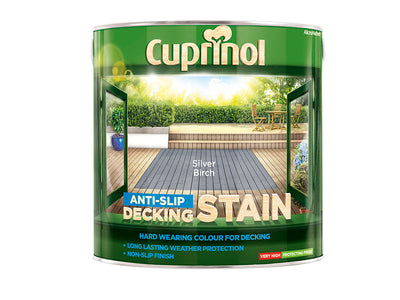 Cuprinol Anti-Slip Decking Stain Silver Birch 2.5 litre – – Now available at MTN Shop UK.