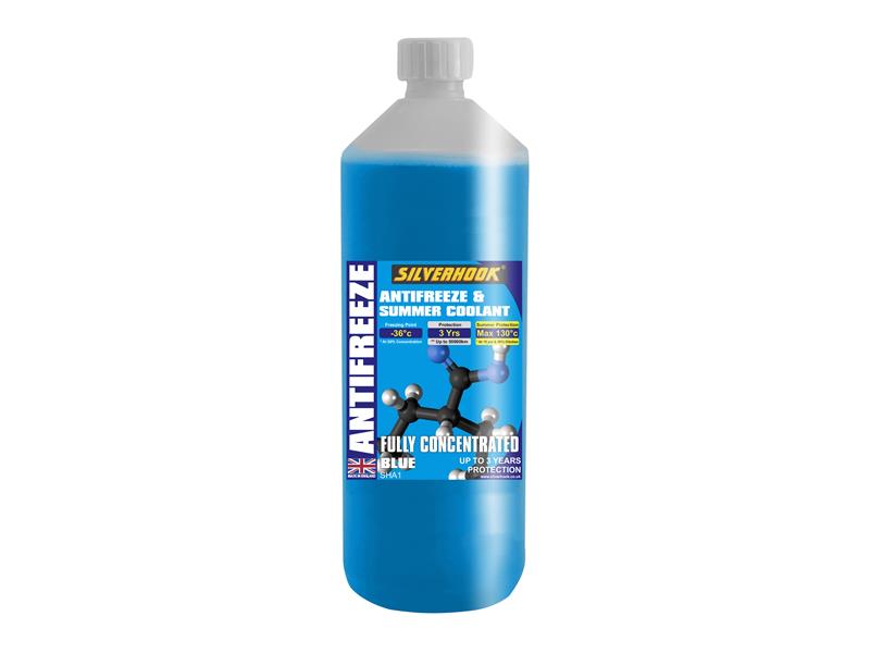 Silverhook Fully Concentrated Antifreeze Blue 1 litre – – Now available at MTN Shop UK. - imagen 2
