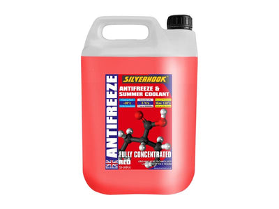 Silverhook Fully Concentrated Antifreeze O.A.T. Red 4.5 litre – – Now available at MTN Shop UK.