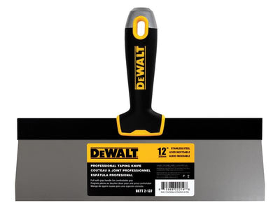 DEWALT Drywall Soft Grip Taping Knife 300mm (12in) – – Now available at MTN Shop UK.