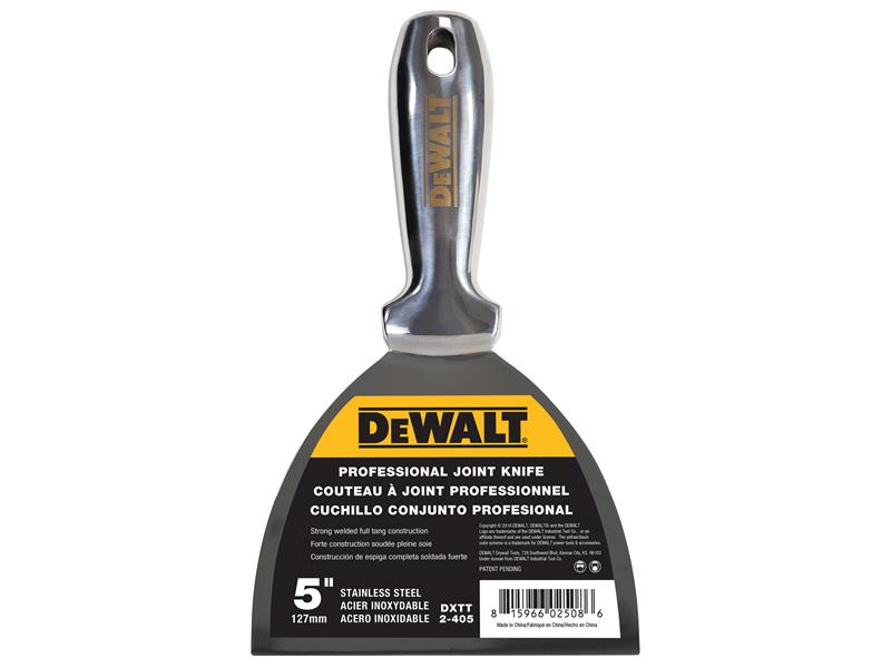 DEWALT Drywall Stainless Steel Jointing/Filling Knife 125mm (5in) – – Now available at MTN Shop UK. - imagen 2