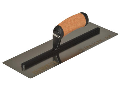 DEWALT Drywall 0.4mm FLEX Stainless Steel Flat Trowel, Leather Handle 14in – – Now available at MTN Shop UK.