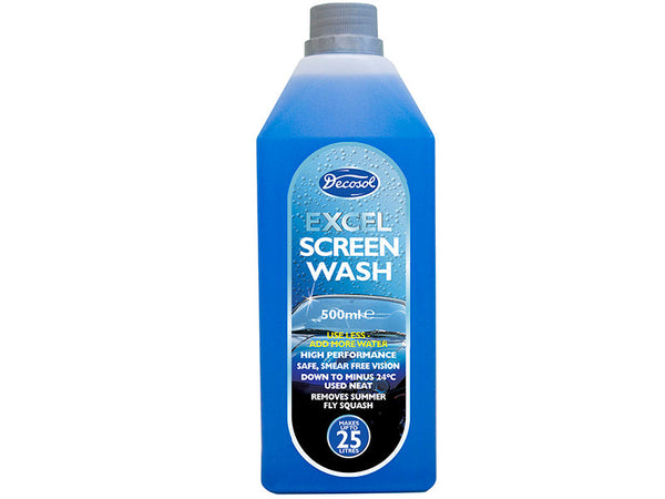 Decosol Excel Screenwash 500ml – – Now available at MTN Shop UK.