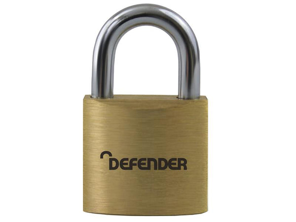 DEFENDER Brass Padlock 30mm Keyed Alike – – Now available at MTN Shop UK.
