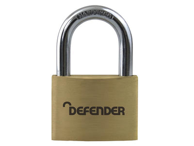 DEFENDER Brass Padlock 50mm Keyed Alike – – Now available at MTN Shop UK.
