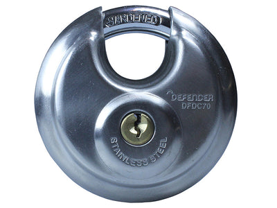 DEFENDER Diskus® Padlock 70mm – – Now available at MTN Shop UK.