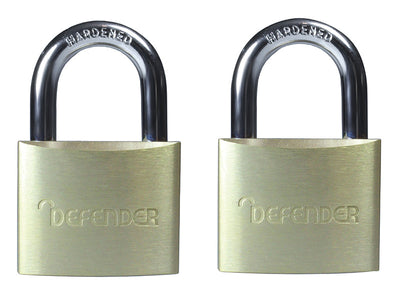DEFENDER Aluminium Padlock Twin Pack 40mm – – Now available at MTN Shop UK.