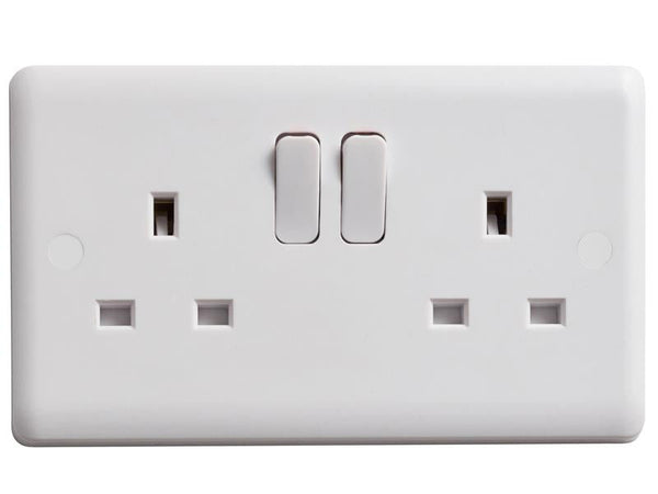 Deta Vimark Switched Socket 2-Gang 13A – – Now available at MTN Shop UK.