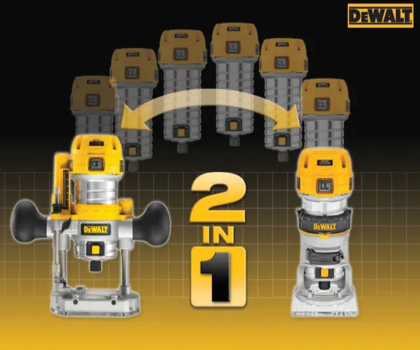 Premium Plunge & Fixed Base Combi Router - imagen 4