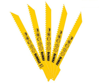 Bi-Metal Reciprocating Blade for Wood, Fine Fast Cuts