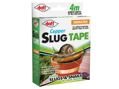 DOFF Slug & Snail Adhesive Copper Tape 4m – – Now available at MTN Shop UK.