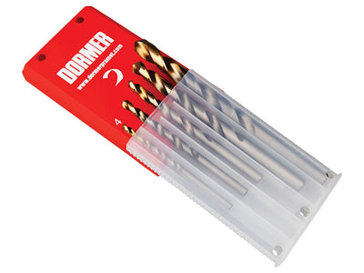 Dormer A08910 Set A002 HSS TiN Coated Jobber Drill Set of 5 4.0-10.0 – – Now available at MTN Shop UK.