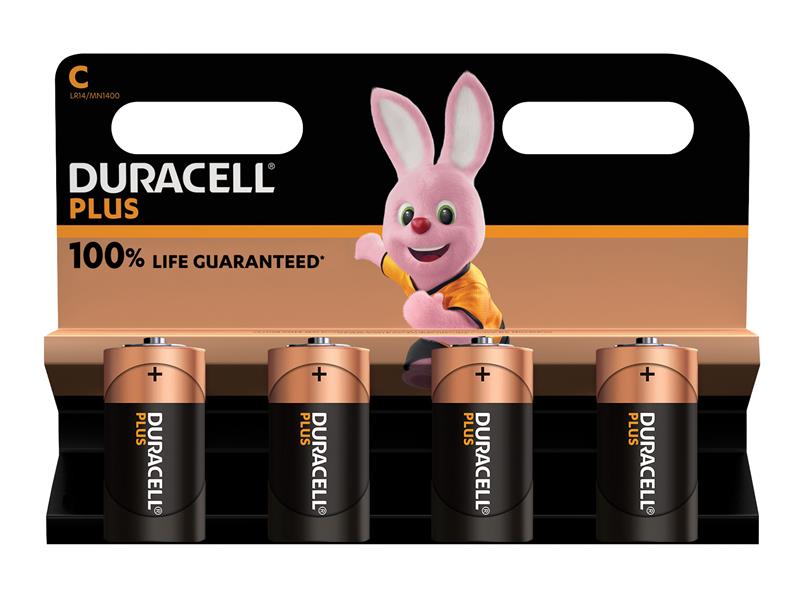 Duracell C Cell Plus Power +100% Batteries (Pack 4) – – Now available at MTN Shop UK. - imagen 2