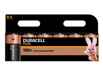 Duracell D Cell Plus Power +100% Batteries (Pack 6) – second image