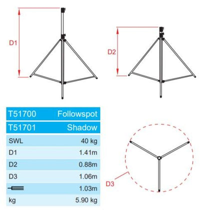 Doughty Follow Spot Stand – second image