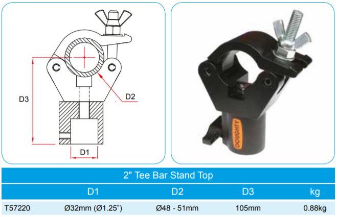 Doughty Stand Adapter fits 48-51mmDia Tube. Supplied by MTN Shop EU - imagen 2