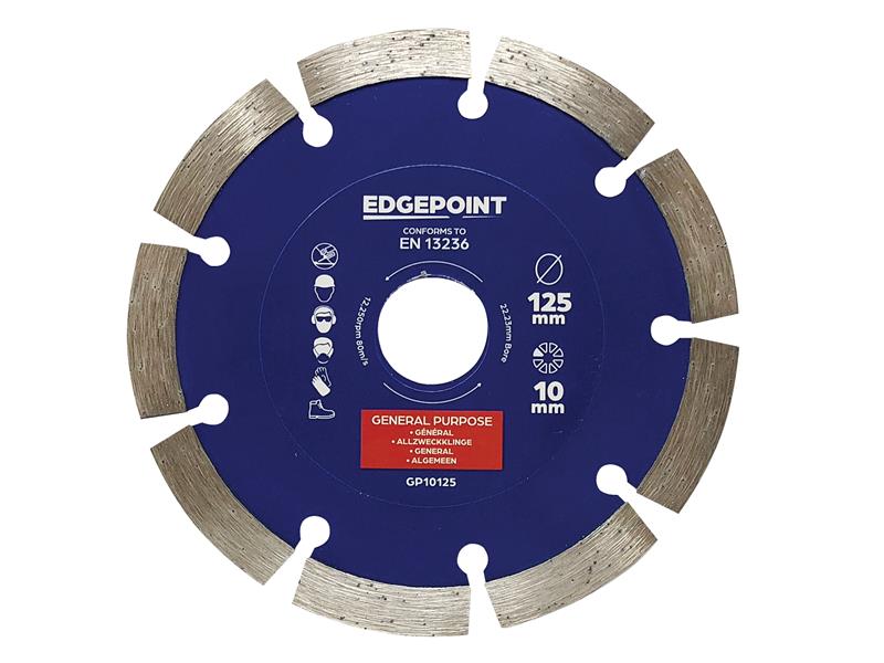 EdgePoint GP10125 General-Purpose Diamond Blade 125mm – – Now available at MTN Shop UK. - imagen 2