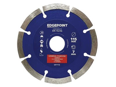 EdgePoint GP7115 General-Purpose Diamond Blade 115mm – – Now available at MTN Shop UK.