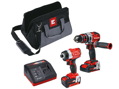 Einhell Power X-Change Brushless Twin Pack 18V 1 x 2.0Ah & 1 x 4.0Ah Li-ion – – Now available at MTN Shop UK.