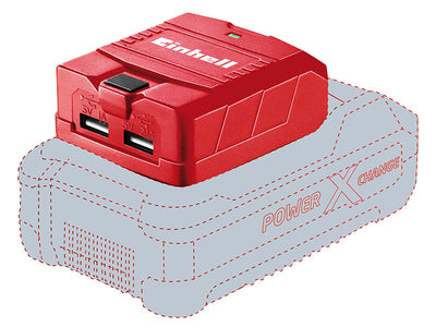 Einhell TE-CP 18 Li USB-Solo Power X-Change Battery Adaptor 18V Li-ion – – Now available at MTN Shop UK.