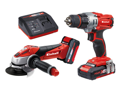 Einhell TE-TK 18 Li Drill & Grinder Kit 18V 1 x 1.5Ah & 1 x 3.0Ah Li-ion – – Now available at MTN Shop UK.