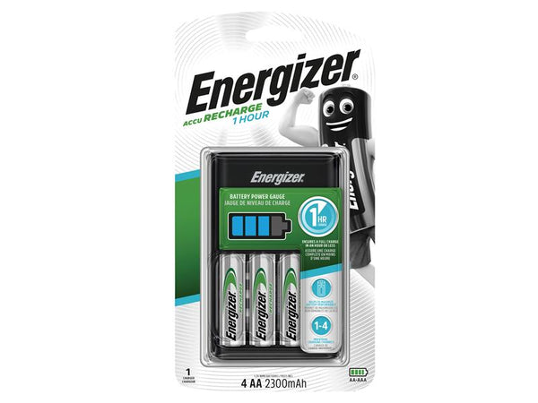 Energizer® 1 Hour Charger plus 4 x AA 2300 mAh Batteries – – Now available at MTN Shop UK.