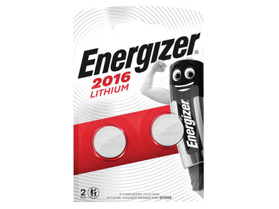 Energizer® CR2016 Coin Lithium Battery (Pack 2) – – Now available at MTN Shop UK.