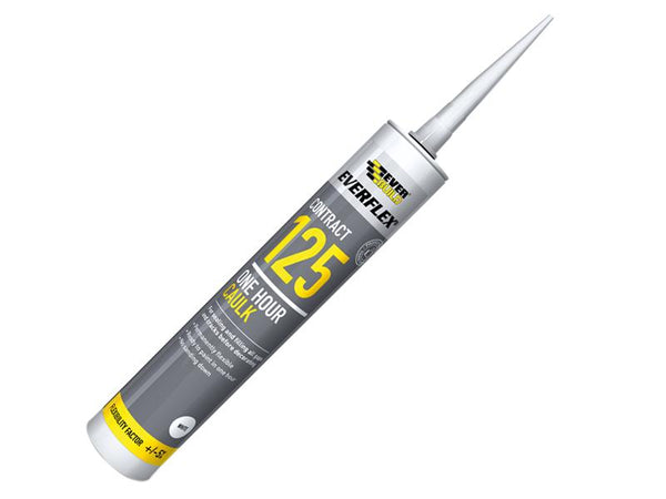 Everbuild One Hour Caulk 125 White 380ml – – Now available at MTN Shop UK.