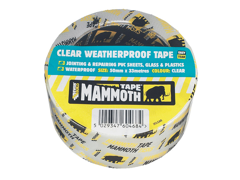 Everbuild Weatherproof Tape 50mm x 10m Clear – – Now available at MTN Shop UK. - imagen 2