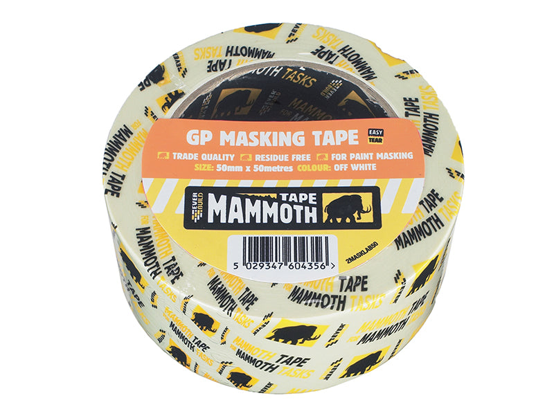 Everbuild Mammoth Retail Masking Tape 25mm x 50m – – Now available at MTN Shop UK. - imagen 2