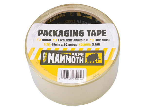 Everbuild Retail/Labelled Packaging Tape 48mm x 50m Clear – – Now available at MTN Shop UK.