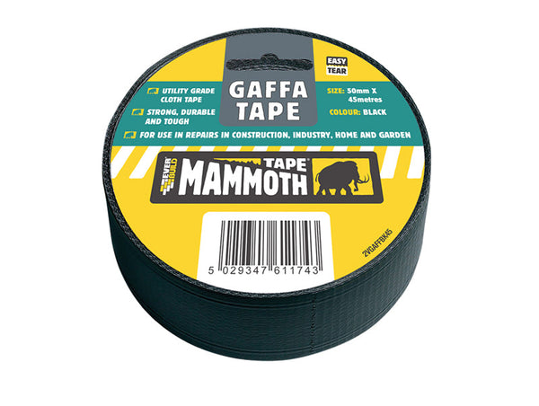 Everbuild Gaffa Tape 50mm x 45m Black – – Now available at MTN Shop UK.