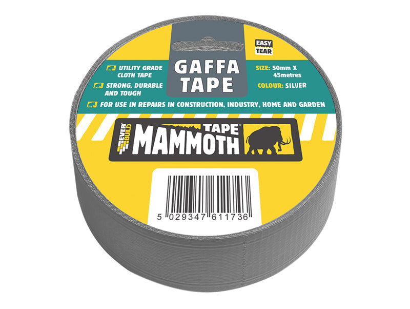 Everbuild Gaffa Tape 50mm x 45m Silver – – Now available at MTN Shop UK. - imagen 2
