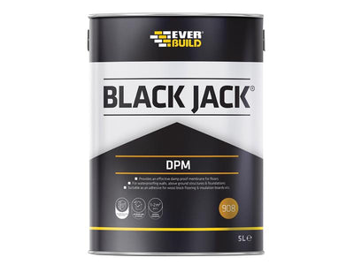 Everbuild Black Jack® 908 D.P.M. 5 litre – – Now available at MTN Shop UK.