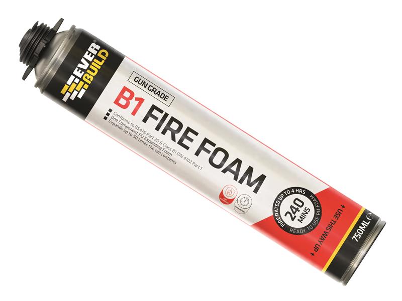 Everbuild Fire Foam B1 Gun Grade Aerosol 750ml – – Now available at MTN Shop UK. - imagen 2