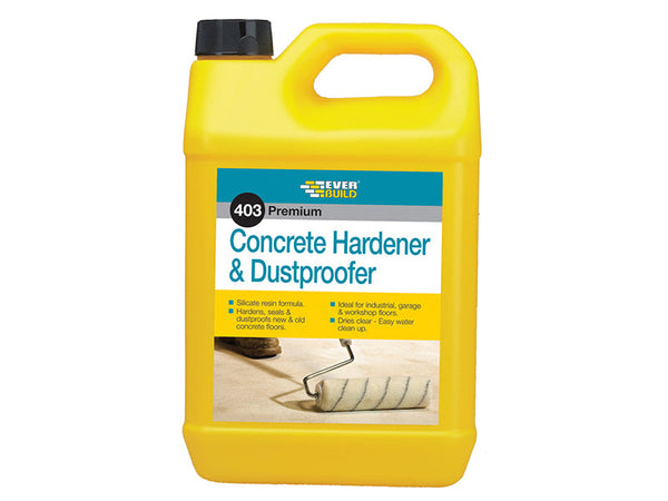 Everbuild 403 Concrete Hardener & Dustproofer 5 litre – – Now available at MTN Shop UK.