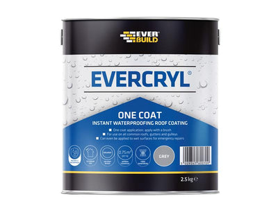 Everbuild EVERCRYL® One Coat Grey 2.5kg – – Now available at MTN Shop UK.