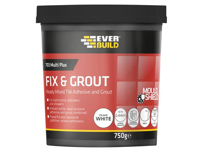 Everbuild 703 Fix & Grout Tile Adhesive 7.5kg – – Now available at MTN Shop UK.