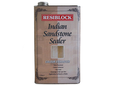Everbuild Resiblock Indian Sandstone Sealer Colour Enhancer 5 litre – – Now available at MTN Shop UK.
