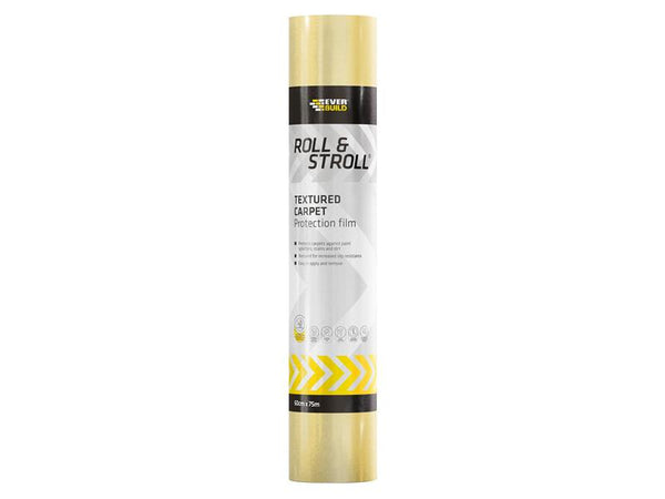 Everbuild Roll & Stroll Textured Non-Slip Carpet Protector 600mm x 75m – – Now available at MTN Shop UK.