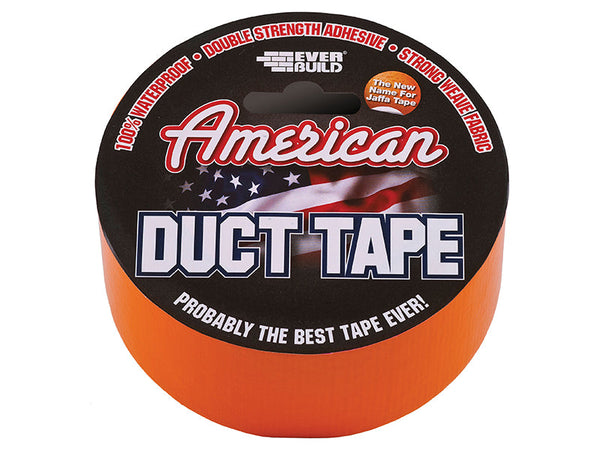 Everbuild American Duct Tape 50mm x 25m Orange – – Now available at MTN Shop UK.