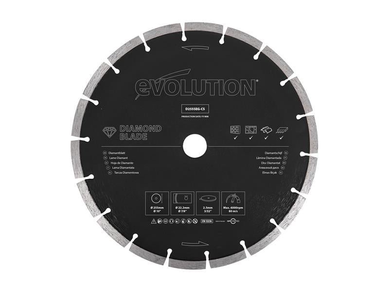 Evolution General Purpose Diamond Blade 255 x 22.2mm – – Now available at MTN Shop UK. - imagen 2