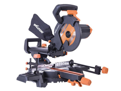 Evolution R210SMS+ Pro Multi-Material Sliding Mitre Saw 210mm 1500W 110V – – Now available at MTN Shop UK.