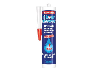 EVO-STIK 1 Hour Shower Sealant White 310ml – – Now available at MTN Shop UK.