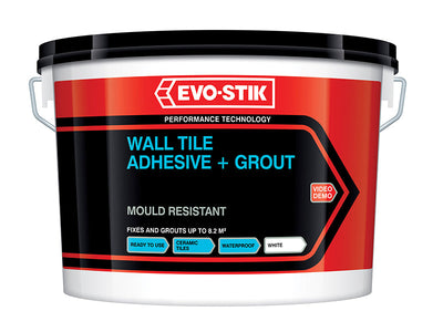 EVO-STIK Mould Resistant Wall Tile Adhesive & Grout 2.5 litre – – Now available at MTN Shop UK.