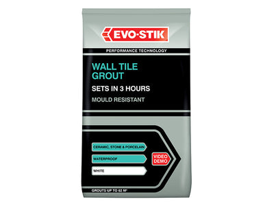 EVO-STIK Wall Tile Grout Mould Resistant White 500g – – Now available at MTN Shop UK.