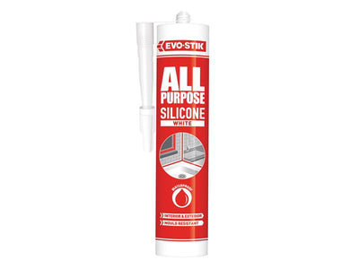 EVO-STIK 112902 All Purpose Flex Silicone Sealant White C20 – – Now available at MTN Shop UK.