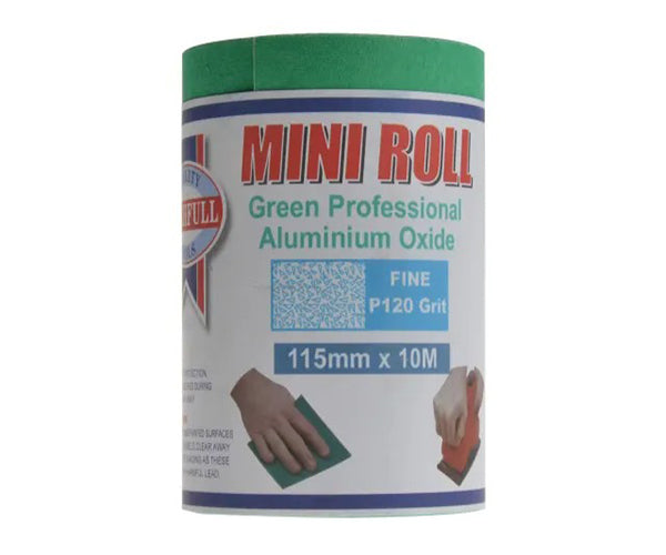 Aluminium Oxide Sanding Paper Roll Green