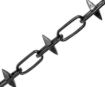 Spike Chain Black Japanned