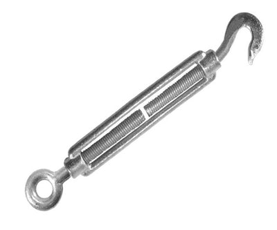 Straining Screw 8mm Hook & Eye Galvanised